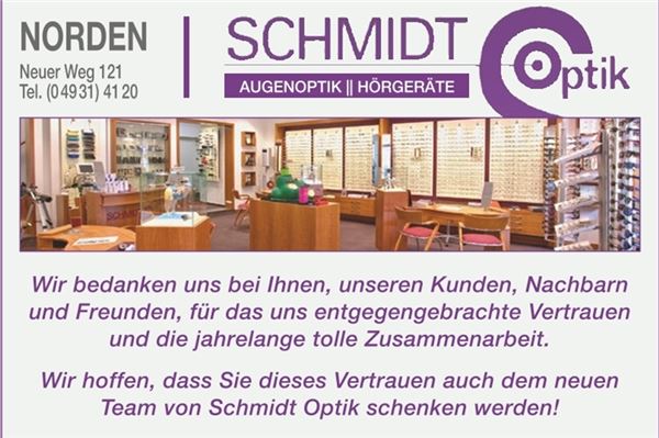 Das Zepter bei Schmidt Optik wird an neue Gesellschafter übergeben