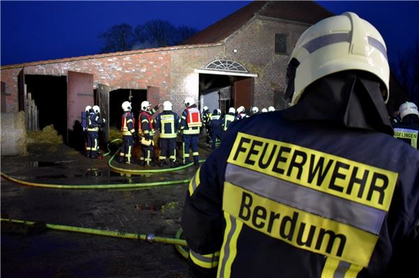Ostfriesland: Schnelles Eingreifen der Feuerwehr rettet 48 Pferde vor den Flammen